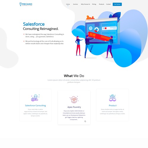 Mecano Consulting Homepage