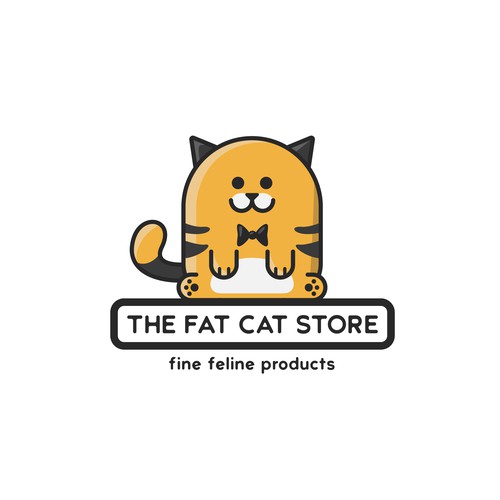 Logo Concept for The Fat Cat Store