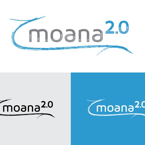 Web 2.0 inspired logo for Hawaiian Cafe