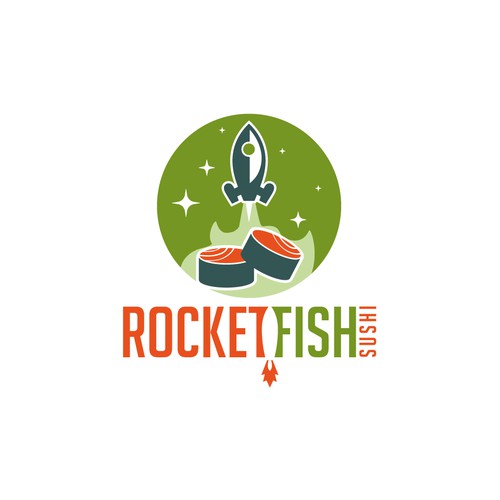 Rocket fish sushi