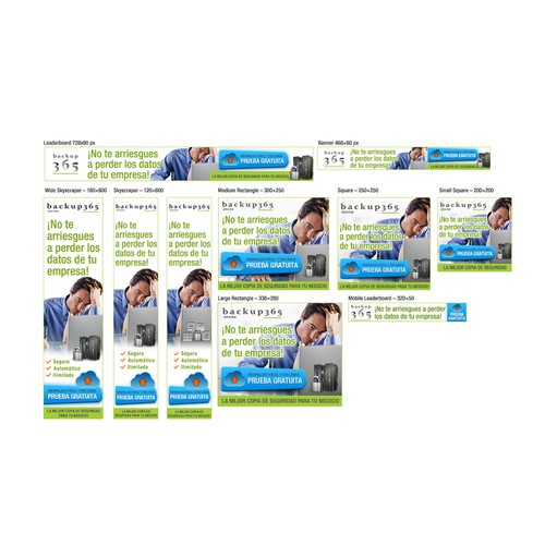 Banner Ads Design - Backup365