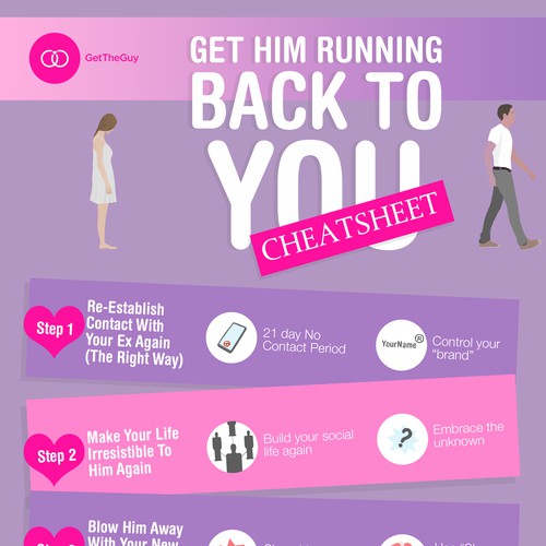 Dating Advice Company - "Get Your Ex Back" Infographic