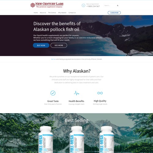 landing page