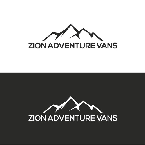 Clean bold logo for Zion Adventure Vans