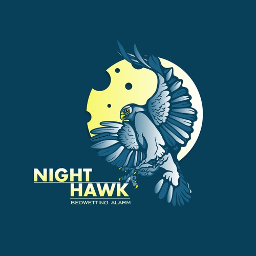 Night Hawk logo for kids/adolescents to help with a medical issue