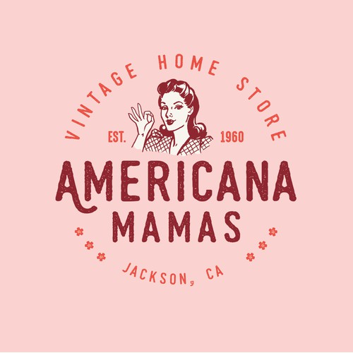 Vintage and feminine logo