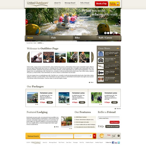 Outfitter / Guide Website - Make what we have better