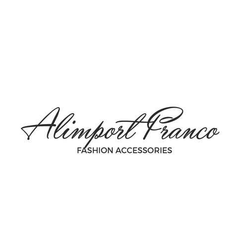 Create a stylish and luxurious logo for Alimport Franco fashion accessories