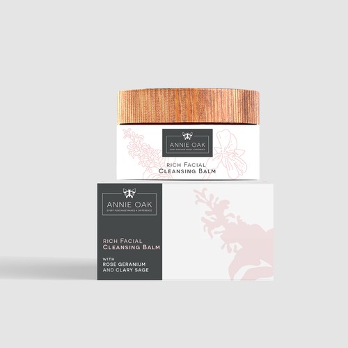 Label design for skincare product