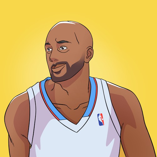 Lamar Odom in Bleach style