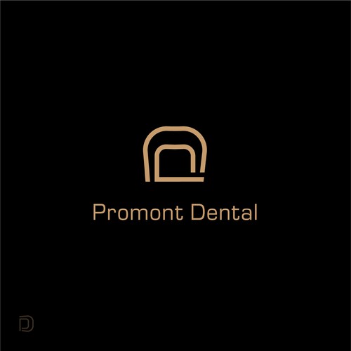 Minimalistic logo concept for dental office.