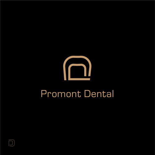 Minimalistic logo concept for dental office.