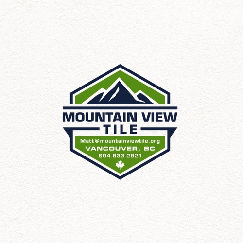 Logo design for Mountain View Tile