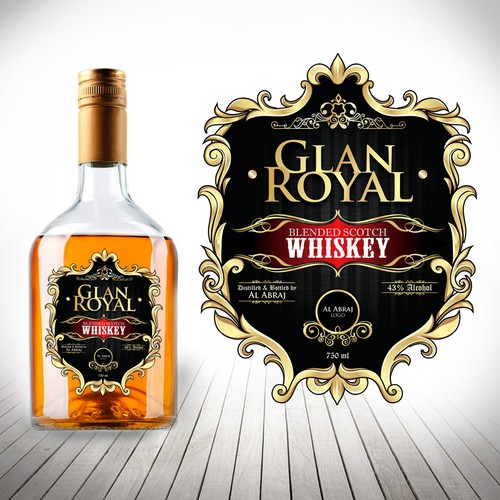 Label for glan royal