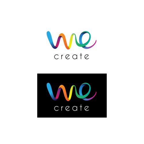 Logo concept for 'We Create'