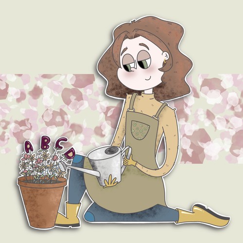 Gardener illustrator