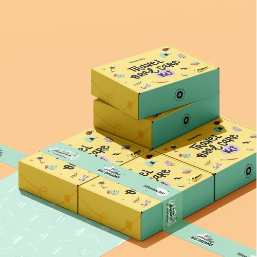 Packaging for a Travel Oral Care Kit