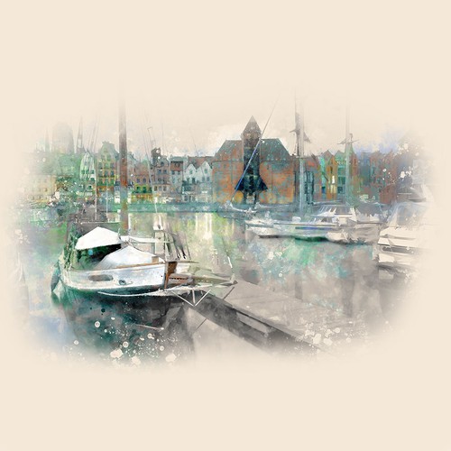 City of Gdansk - painting