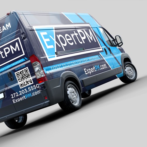 Creative and Bold van wrap