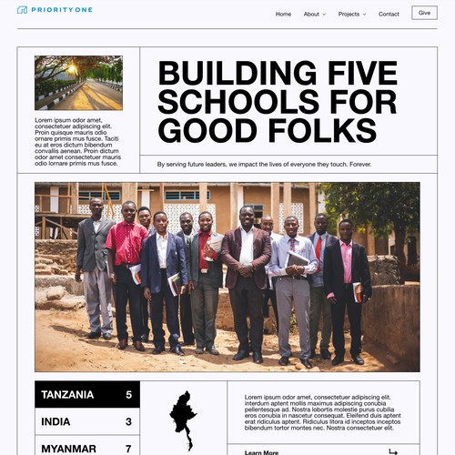 Priority One Missions: Inspiring Website Design for Global Impact