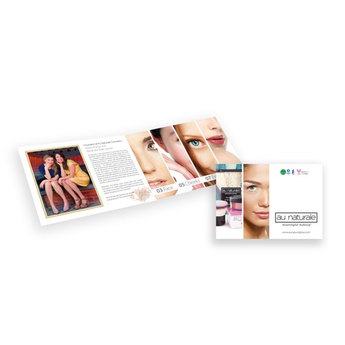 New brochure design wanted for Au Naturale Cosmetics