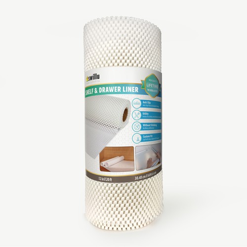 Paper Wrap Packaging for Shelf Liner