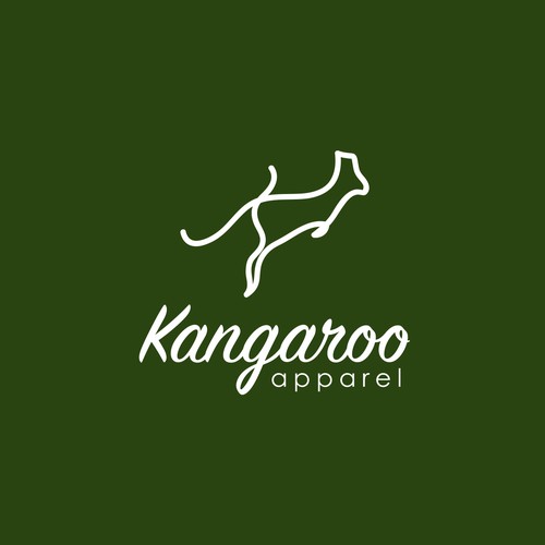 Kangaroo Apparel logo design