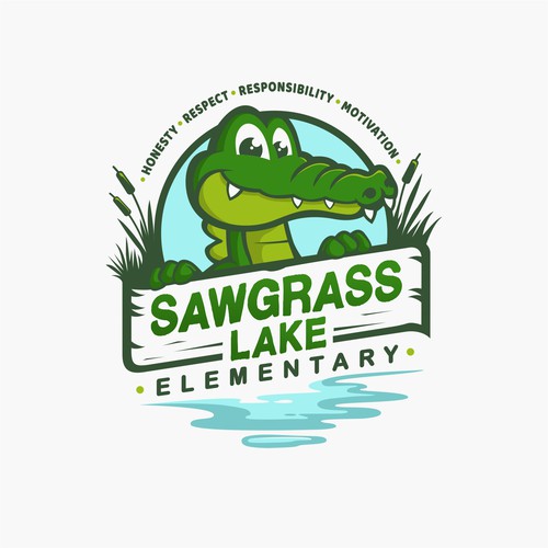 Lake Crocodile Logo