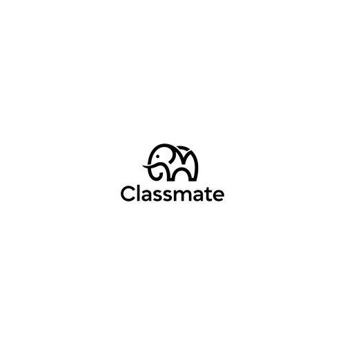 Minimal CM Elephant logo
