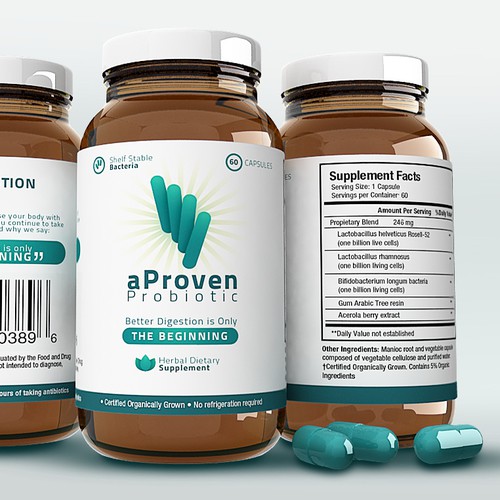 Quick Supplement Label Design