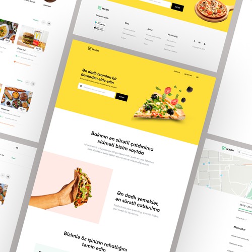 Web design for Nuush