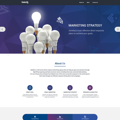 an Ad Agency Website - Responsive Design