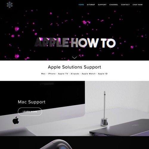 Modern Design For Apple Tech Support