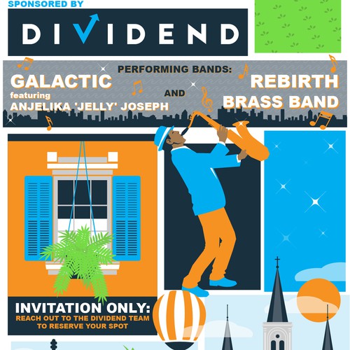 Jazz Festival Poster Design – New Orleans