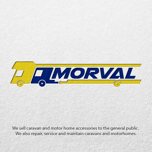 bold logo concept for morval