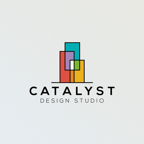 Clear logo concept for Catalyst Design Studio 