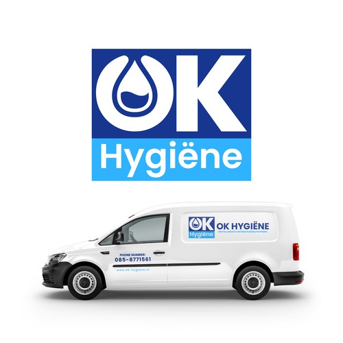 OK Hygiëne Logo Design