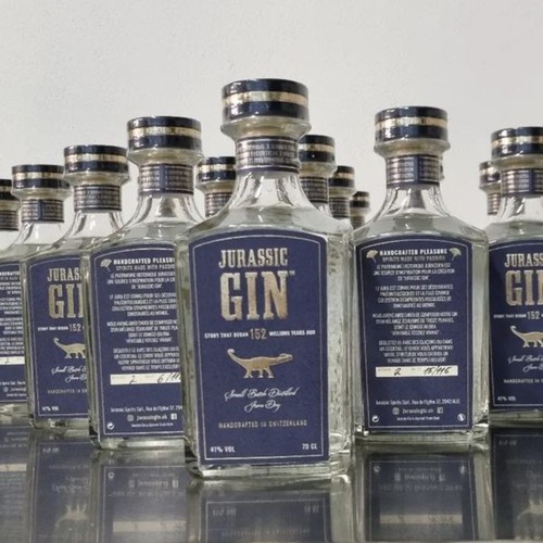 Jurassic Gin Spirits bottle design