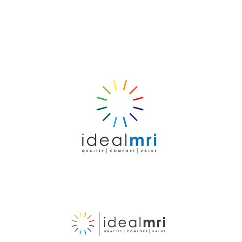 Modern and unique design  for idealmri logo