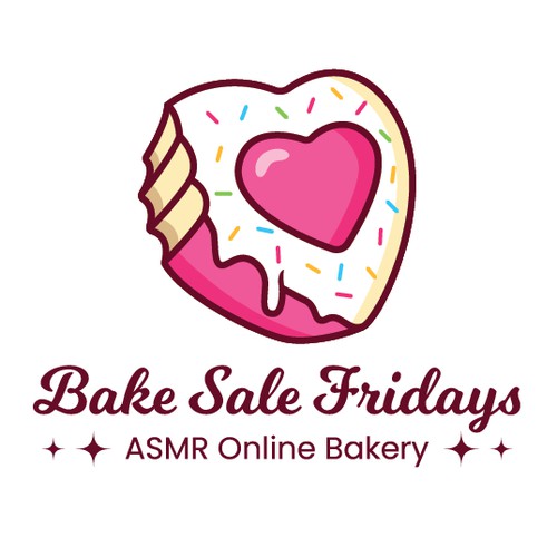 Fun online bakery logo