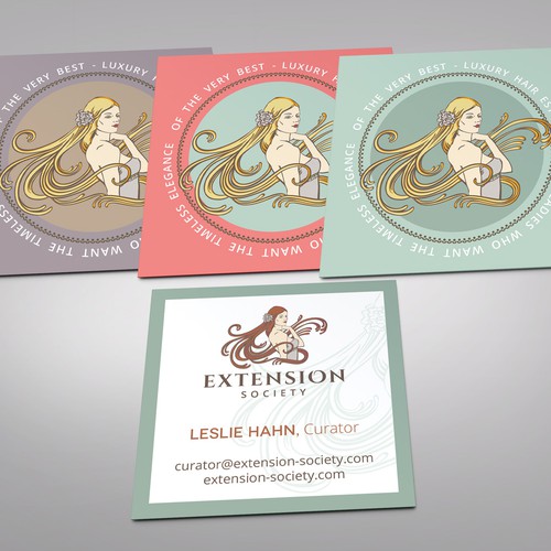 Business card concept for Extension Society