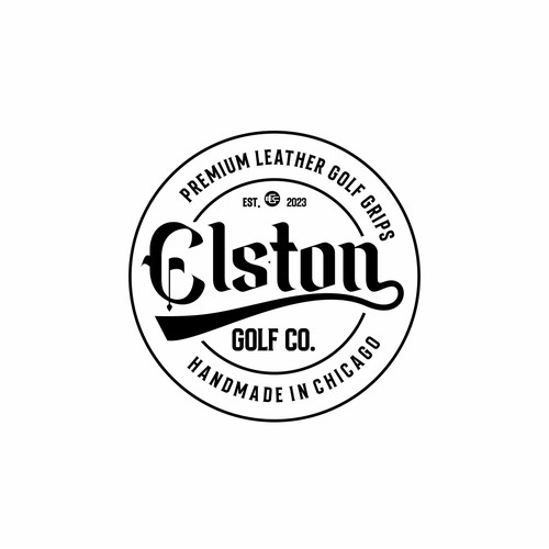 Vintage Logo Design for Leather Golf Grip Company