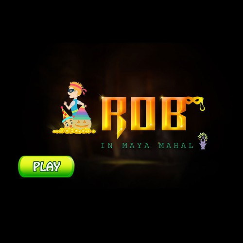 Landing page design for a game