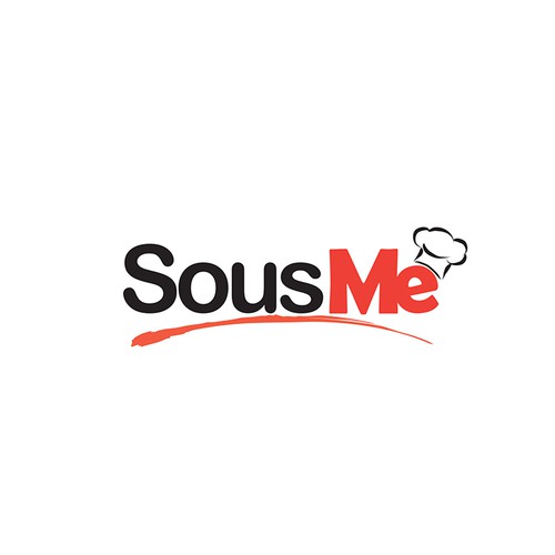 Create a logo for SousMe.xyz, the site that brings gourmet food experts to your kitchen