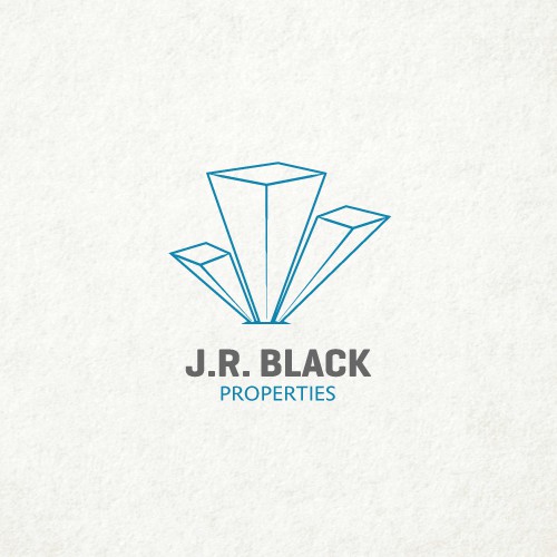 Real estate logo for J.R. Black Properties 