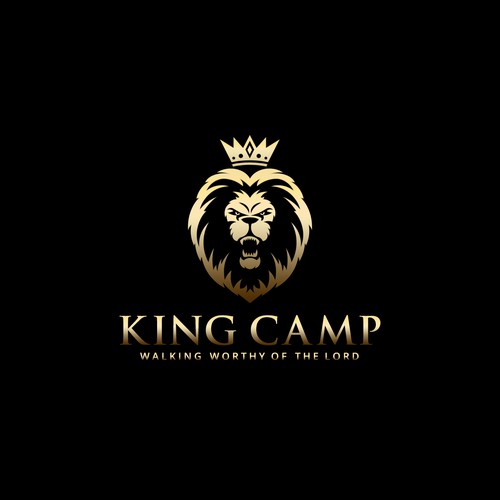 ANGRY KING LION LOGO