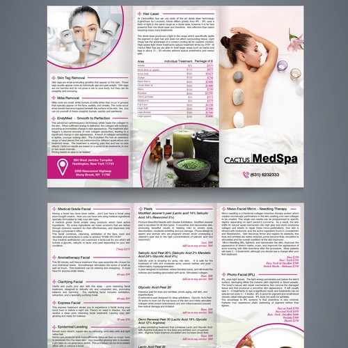 Brochure for MedSpa