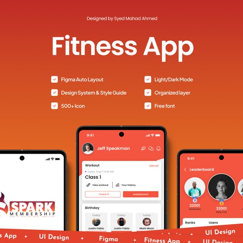Fitness App UI Design