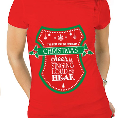 Christmas Cheer T-Shirt Design