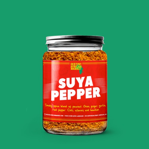 Suya Pepper Packaging Design